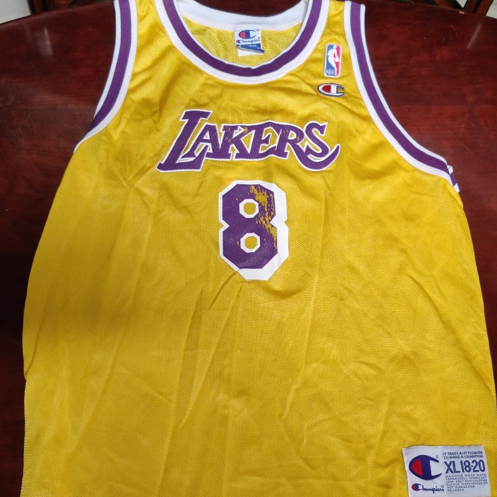 Kobe Bryant Vintage Champion Lakers Jersey
